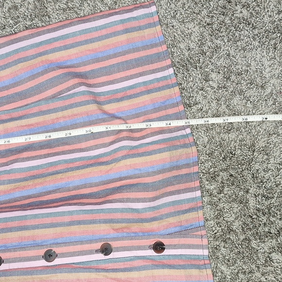 Madewell lined mini tank dress scoop neck button front - Small - Picture 9 of 11